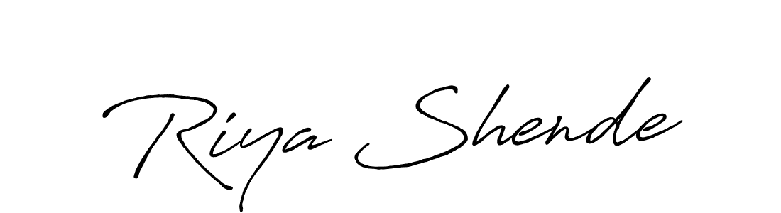 How to Draw Riya Shende signature style? Antro_Vectra_Bolder is a latest design signature styles for name Riya Shende. Riya Shende signature style 7 images and pictures png