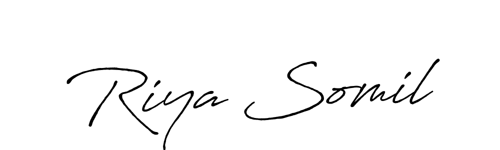 Check out images of Autograph of Riya Somil name. Actor Riya Somil Signature Style. Antro_Vectra_Bolder is a professional sign style online. Riya Somil signature style 7 images and pictures png