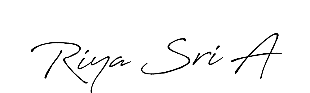 Best and Professional Signature Style for Riya Sri A. Antro_Vectra_Bolder Best Signature Style Collection. Riya Sri A signature style 7 images and pictures png