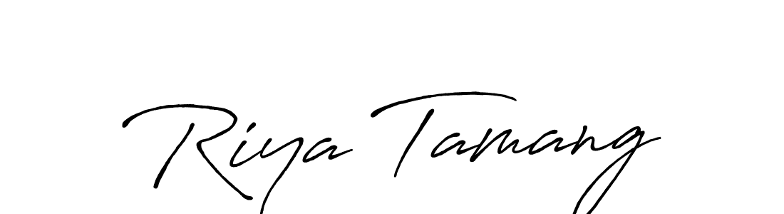You can use this online signature creator to create a handwritten signature for the name Riya Tamang. This is the best online autograph maker. Riya Tamang signature style 7 images and pictures png