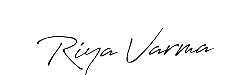 Once you've used our free online signature maker to create your best signature Antro_Vectra_Bolder style, it's time to enjoy all of the benefits that Riya Varma name signing documents. Riya Varma signature style 7 images and pictures png