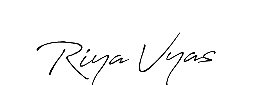 You should practise on your own different ways (Antro_Vectra_Bolder) to write your name (Riya Vyas) in signature. don't let someone else do it for you. Riya Vyas signature style 7 images and pictures png