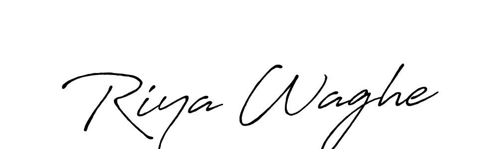 Similarly Antro_Vectra_Bolder is the best handwritten signature design. Signature creator online .You can use it as an online autograph creator for name Riya Waghe. Riya Waghe signature style 7 images and pictures png