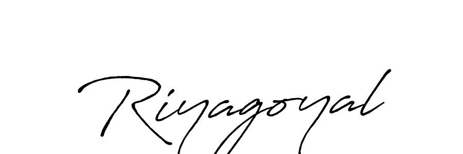 Make a short Riyagoyal signature style. Manage your documents anywhere anytime using Antro_Vectra_Bolder. Create and add eSignatures, submit forms, share and send files easily. Riyagoyal signature style 7 images and pictures png
