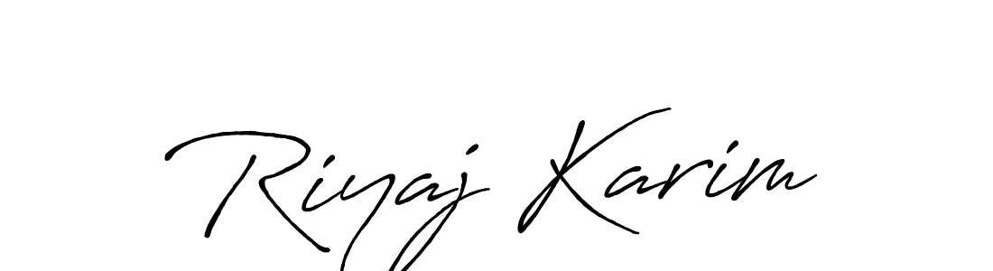 Similarly Antro_Vectra_Bolder is the best handwritten signature design. Signature creator online .You can use it as an online autograph creator for name Riyaj Karim. Riyaj Karim signature style 7 images and pictures png