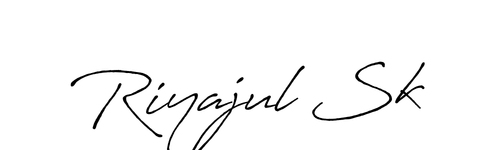 Also we have Riyajul Sk name is the best signature style. Create professional handwritten signature collection using Antro_Vectra_Bolder autograph style. Riyajul Sk signature style 7 images and pictures png