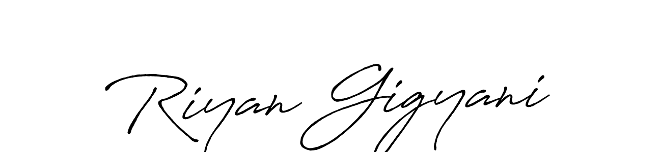 You should practise on your own different ways (Antro_Vectra_Bolder) to write your name (Riyan Gigyani) in signature. don't let someone else do it for you. Riyan Gigyani signature style 7 images and pictures png