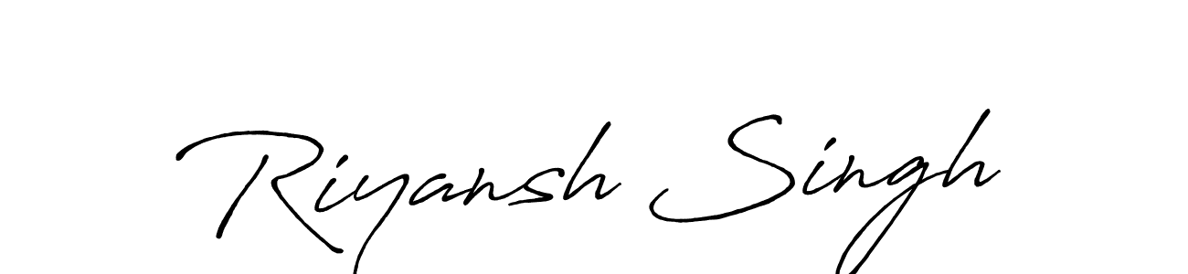 Make a short Riyansh Singh signature style. Manage your documents anywhere anytime using Antro_Vectra_Bolder. Create and add eSignatures, submit forms, share and send files easily. Riyansh Singh signature style 7 images and pictures png