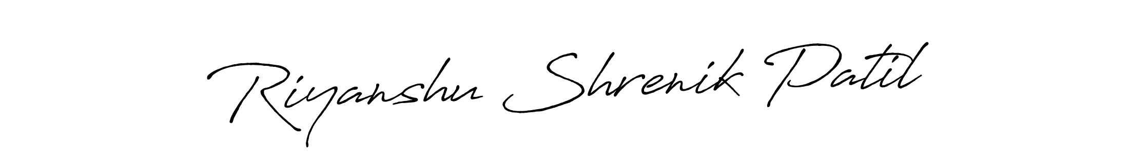 Also You can easily find your signature by using the search form. We will create Riyanshu Shrenik Patil name handwritten signature images for you free of cost using Antro_Vectra_Bolder sign style. Riyanshu Shrenik Patil signature style 7 images and pictures png