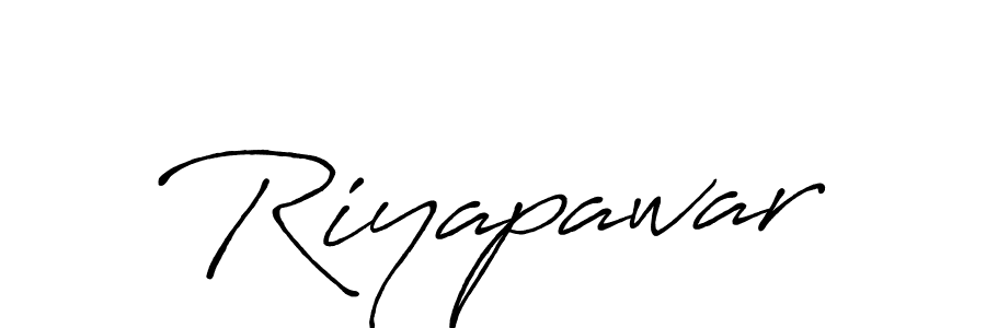 Similarly Antro_Vectra_Bolder is the best handwritten signature design. Signature creator online .You can use it as an online autograph creator for name Riyapawar. Riyapawar signature style 7 images and pictures png