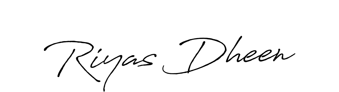 You can use this online signature creator to create a handwritten signature for the name Riyas Dheen. This is the best online autograph maker. Riyas Dheen signature style 7 images and pictures png