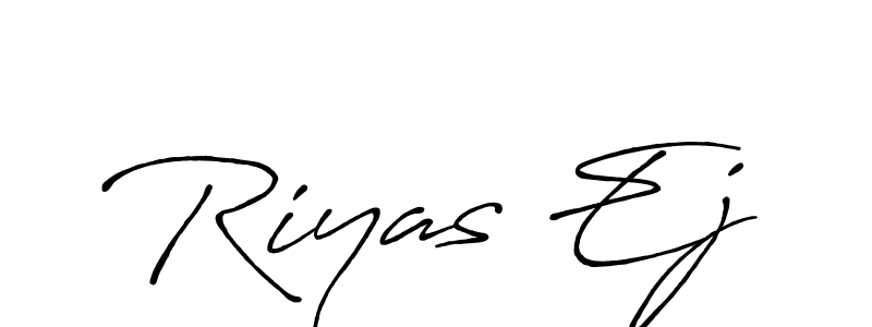 Make a beautiful signature design for name Riyas Ej. Use this online signature maker to create a handwritten signature for free. Riyas Ej signature style 7 images and pictures png