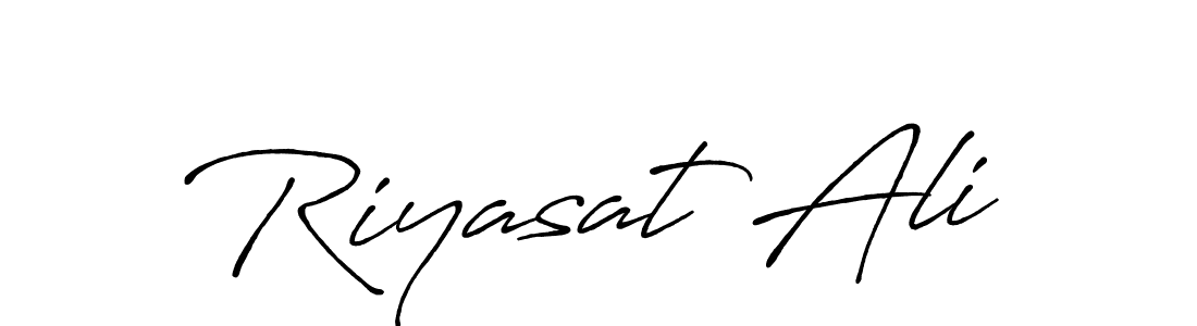 How to make Riyasat Ali signature? Antro_Vectra_Bolder is a professional autograph style. Create handwritten signature for Riyasat Ali name. Riyasat Ali signature style 7 images and pictures png