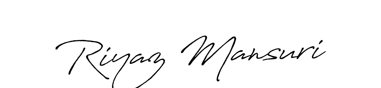 The best way (Antro_Vectra_Bolder) to make a short signature is to pick only two or three words in your name. The name Riyaz Mansuri include a total of six letters. For converting this name. Riyaz Mansuri signature style 7 images and pictures png
