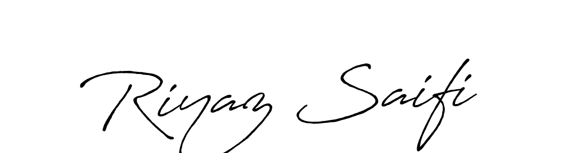 Also You can easily find your signature by using the search form. We will create Riyaz Saifi name handwritten signature images for you free of cost using Antro_Vectra_Bolder sign style. Riyaz Saifi signature style 7 images and pictures png