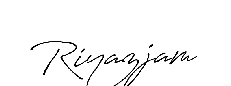 Once you've used our free online signature maker to create your best signature Antro_Vectra_Bolder style, it's time to enjoy all of the benefits that Riyazjam name signing documents. Riyazjam signature style 7 images and pictures png