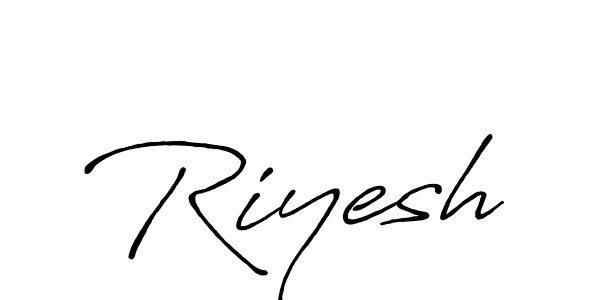 Also You can easily find your signature by using the search form. We will create Riyesh name handwritten signature images for you free of cost using Antro_Vectra_Bolder sign style. Riyesh signature style 7 images and pictures png