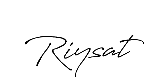 if you are searching for the best signature style for your name Riysat. so please give up your signature search. here we have designed multiple signature styles  using Antro_Vectra_Bolder. Riysat signature style 7 images and pictures png