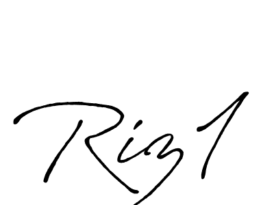 You should practise on your own different ways (Antro_Vectra_Bolder) to write your name (Riz1) in signature. don't let someone else do it for you. Riz1 signature style 7 images and pictures png