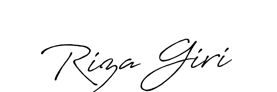 if you are searching for the best signature style for your name Riza Giri. so please give up your signature search. here we have designed multiple signature styles  using Antro_Vectra_Bolder. Riza Giri signature style 7 images and pictures png