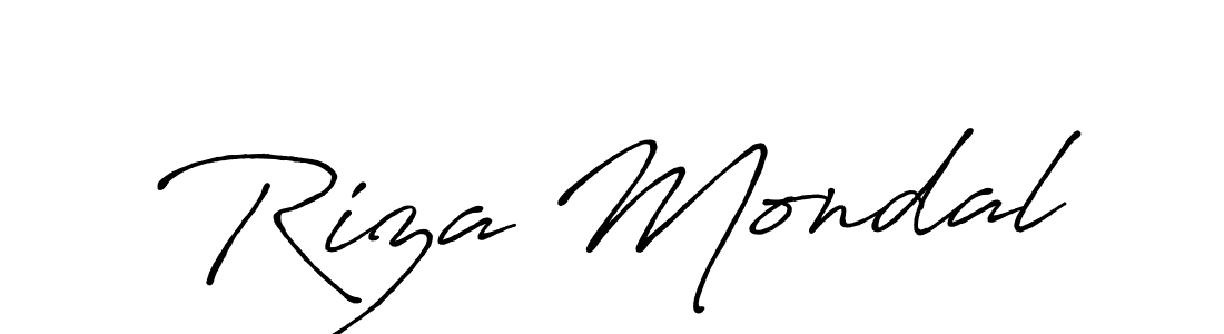 Make a short Riza Mondal signature style. Manage your documents anywhere anytime using Antro_Vectra_Bolder. Create and add eSignatures, submit forms, share and send files easily. Riza Mondal signature style 7 images and pictures png