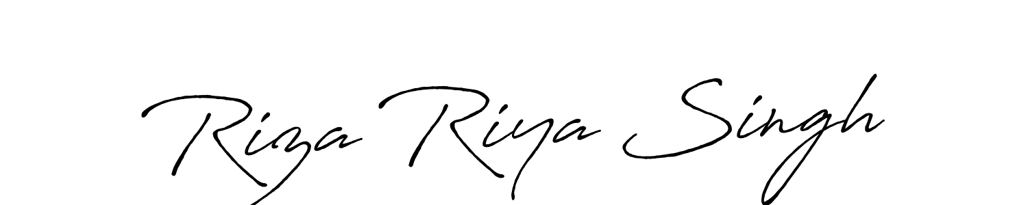 Best and Professional Signature Style for Riza Riya Singh. Antro_Vectra_Bolder Best Signature Style Collection. Riza Riya Singh signature style 7 images and pictures png