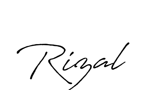 Also we have Rizal name is the best signature style. Create professional handwritten signature collection using Antro_Vectra_Bolder autograph style. Rizal signature style 7 images and pictures png