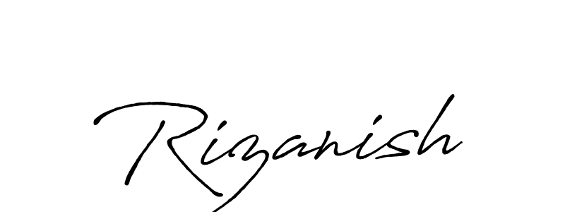 Also we have Rizanish name is the best signature style. Create professional handwritten signature collection using Antro_Vectra_Bolder autograph style. Rizanish signature style 7 images and pictures png