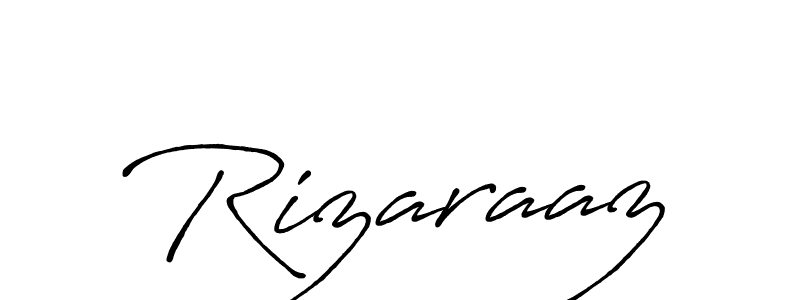 Rizaraaz stylish signature style. Best Handwritten Sign (Antro_Vectra_Bolder) for my name. Handwritten Signature Collection Ideas for my name Rizaraaz. Rizaraaz signature style 7 images and pictures png