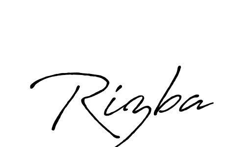 if you are searching for the best signature style for your name Rizba. so please give up your signature search. here we have designed multiple signature styles  using Antro_Vectra_Bolder. Rizba signature style 7 images and pictures png