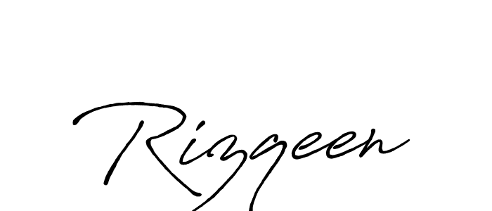 if you are searching for the best signature style for your name Rizqeen. so please give up your signature search. here we have designed multiple signature styles  using Antro_Vectra_Bolder. Rizqeen signature style 7 images and pictures png