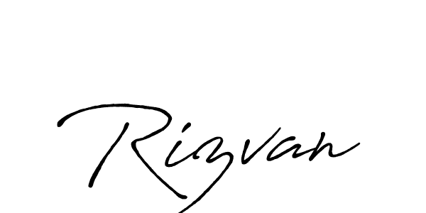 Best and Professional Signature Style for Rizvan. Antro_Vectra_Bolder Best Signature Style Collection. Rizvan signature style 7 images and pictures png