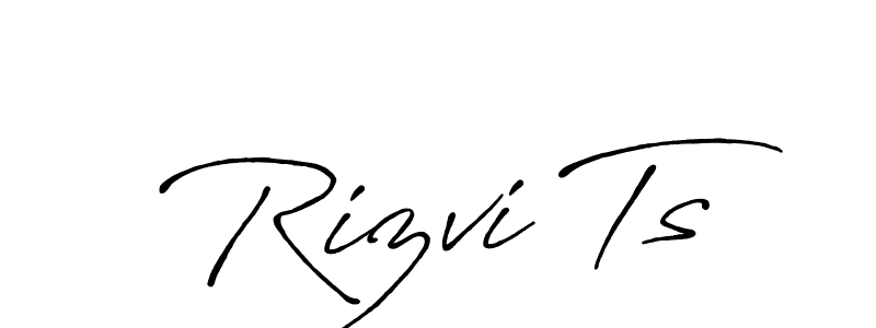 It looks lik you need a new signature style for name Rizvi Ts. Design unique handwritten (Antro_Vectra_Bolder) signature with our free signature maker in just a few clicks. Rizvi Ts signature style 7 images and pictures png