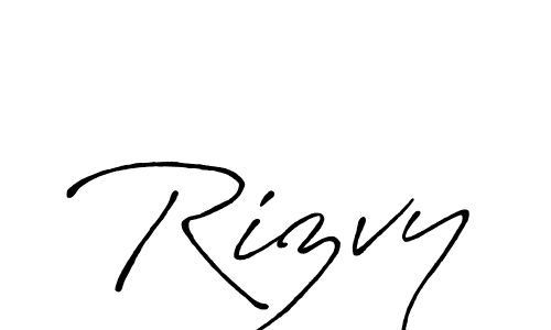 How to Draw Rizvy signature style? Antro_Vectra_Bolder is a latest design signature styles for name Rizvy. Rizvy signature style 7 images and pictures png