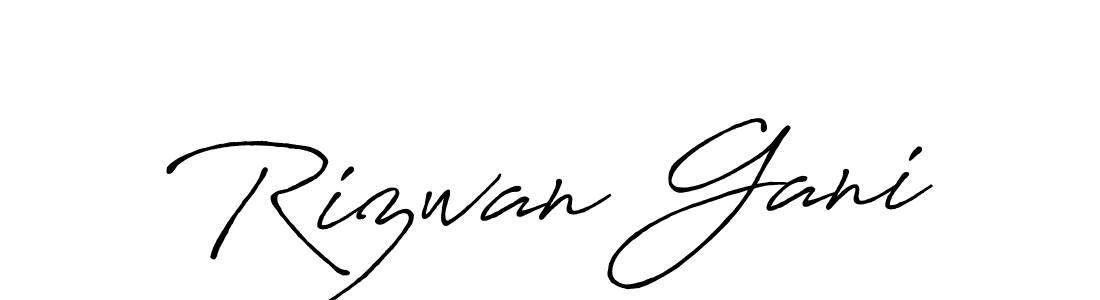 You can use this online signature creator to create a handwritten signature for the name Rizwan Gani. This is the best online autograph maker. Rizwan Gani signature style 7 images and pictures png