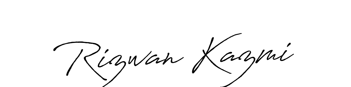 You can use this online signature creator to create a handwritten signature for the name Rizwan Kazmi. This is the best online autograph maker. Rizwan Kazmi signature style 7 images and pictures png