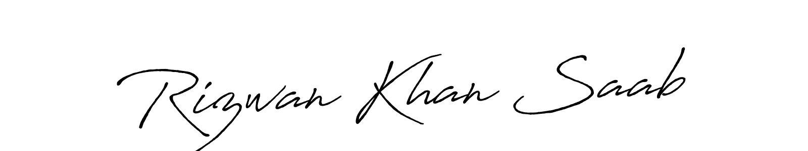 Rizwan Khan Saab stylish signature style. Best Handwritten Sign (Antro_Vectra_Bolder) for my name. Handwritten Signature Collection Ideas for my name Rizwan Khan Saab. Rizwan Khan Saab signature style 7 images and pictures png
