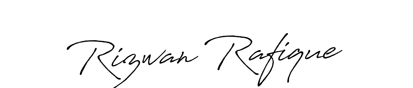 Also You can easily find your signature by using the search form. We will create Rizwan Rafique name handwritten signature images for you free of cost using Antro_Vectra_Bolder sign style. Rizwan Rafique signature style 7 images and pictures png