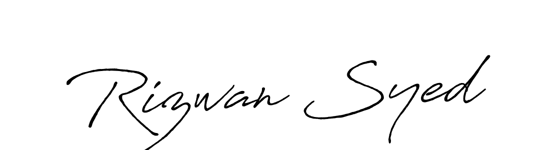 Also You can easily find your signature by using the search form. We will create Rizwan Syed name handwritten signature images for you free of cost using Antro_Vectra_Bolder sign style. Rizwan Syed signature style 7 images and pictures png