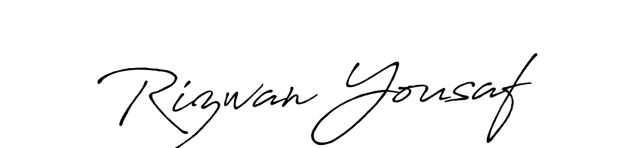 You should practise on your own different ways (Antro_Vectra_Bolder) to write your name (Rizwan Yousaf) in signature. don't let someone else do it for you. Rizwan Yousaf signature style 7 images and pictures png