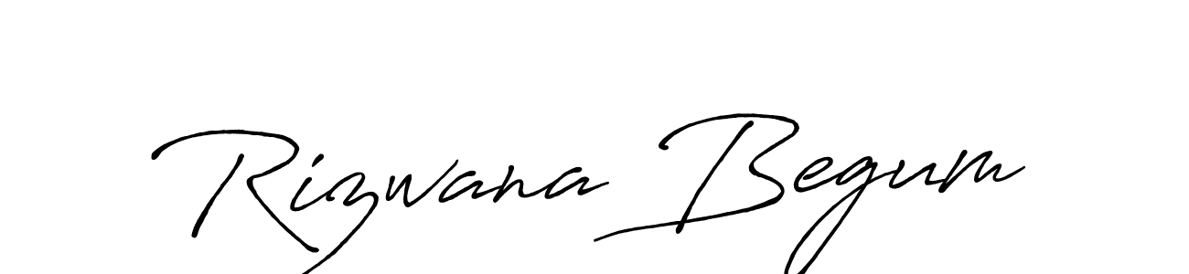 Rizwana Begum stylish signature style. Best Handwritten Sign (Antro_Vectra_Bolder) for my name. Handwritten Signature Collection Ideas for my name Rizwana Begum. Rizwana Begum signature style 7 images and pictures png