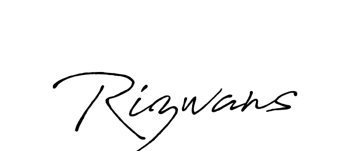 Also we have Rizwans name is the best signature style. Create professional handwritten signature collection using Antro_Vectra_Bolder autograph style. Rizwans signature style 7 images and pictures png