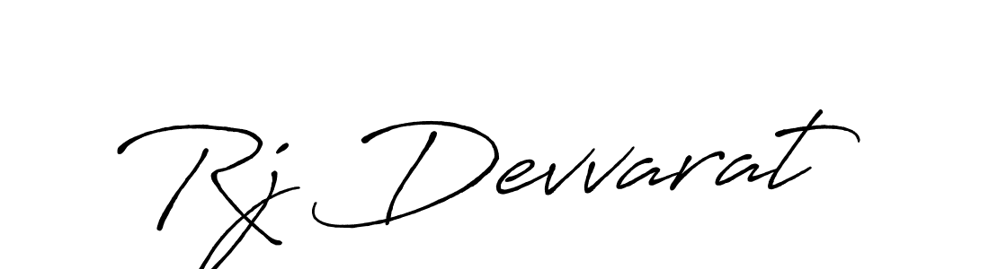Design your own signature with our free online signature maker. With this signature software, you can create a handwritten (Antro_Vectra_Bolder) signature for name Rj Devvarat. Rj Devvarat signature style 7 images and pictures png