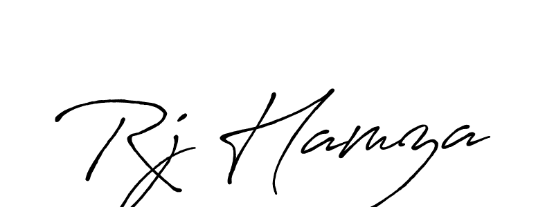 How to Draw Rj Hamza signature style? Antro_Vectra_Bolder is a latest design signature styles for name Rj Hamza. Rj Hamza signature style 7 images and pictures png