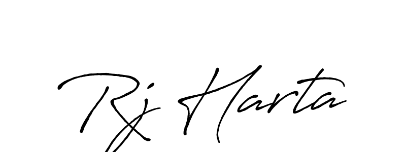 Once you've used our free online signature maker to create your best signature Antro_Vectra_Bolder style, it's time to enjoy all of the benefits that Rj Harta name signing documents. Rj Harta signature style 7 images and pictures png