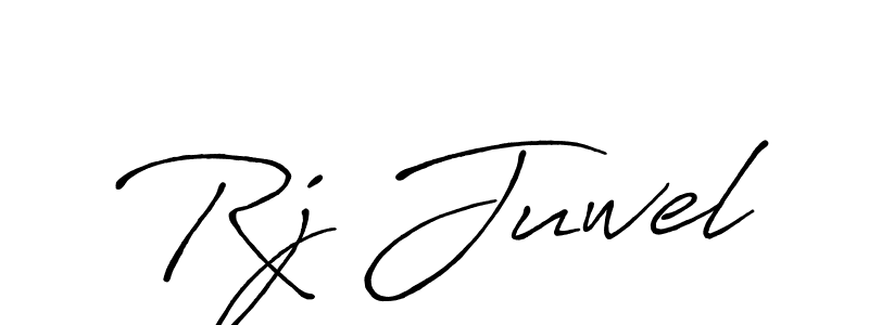 Antro_Vectra_Bolder is a professional signature style that is perfect for those who want to add a touch of class to their signature. It is also a great choice for those who want to make their signature more unique. Get Rj Juwel name to fancy signature for free. Rj Juwel signature style 7 images and pictures png