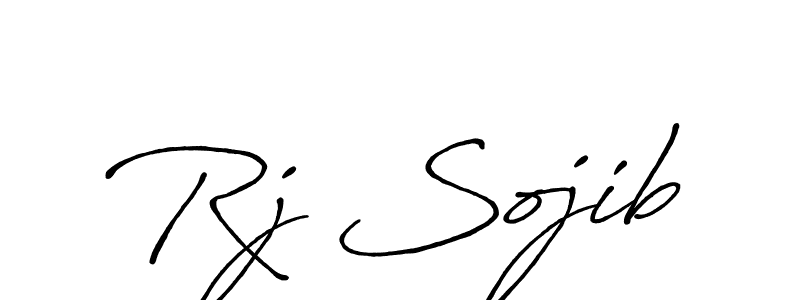 Also You can easily find your signature by using the search form. We will create Rj Sojib name handwritten signature images for you free of cost using Antro_Vectra_Bolder sign style. Rj Sojib signature style 7 images and pictures png