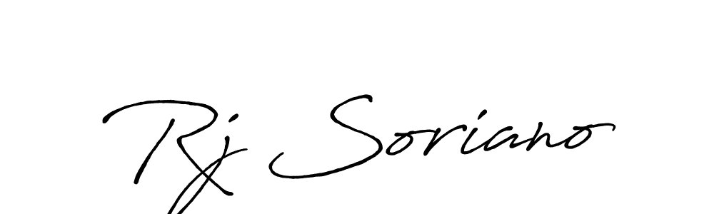 Also You can easily find your signature by using the search form. We will create Rj Soriano name handwritten signature images for you free of cost using Antro_Vectra_Bolder sign style. Rj Soriano signature style 7 images and pictures png