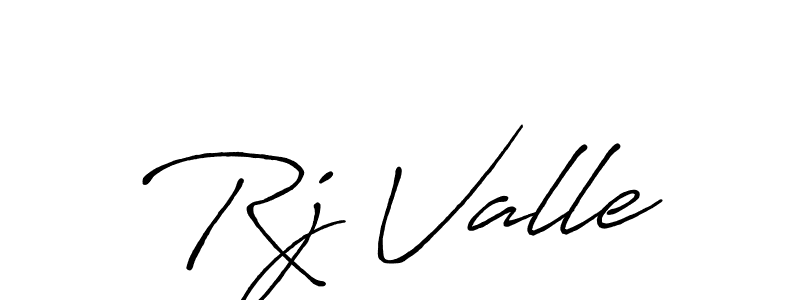 Make a beautiful signature design for name Rj Valle. With this signature (Antro_Vectra_Bolder) style, you can create a handwritten signature for free. Rj Valle signature style 7 images and pictures png