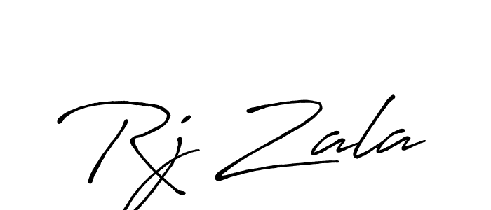 if you are searching for the best signature style for your name Rj Zala. so please give up your signature search. here we have designed multiple signature styles  using Antro_Vectra_Bolder. Rj Zala signature style 7 images and pictures png